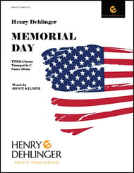 Memorial Day TTBB choral sheet music cover Thumbnail